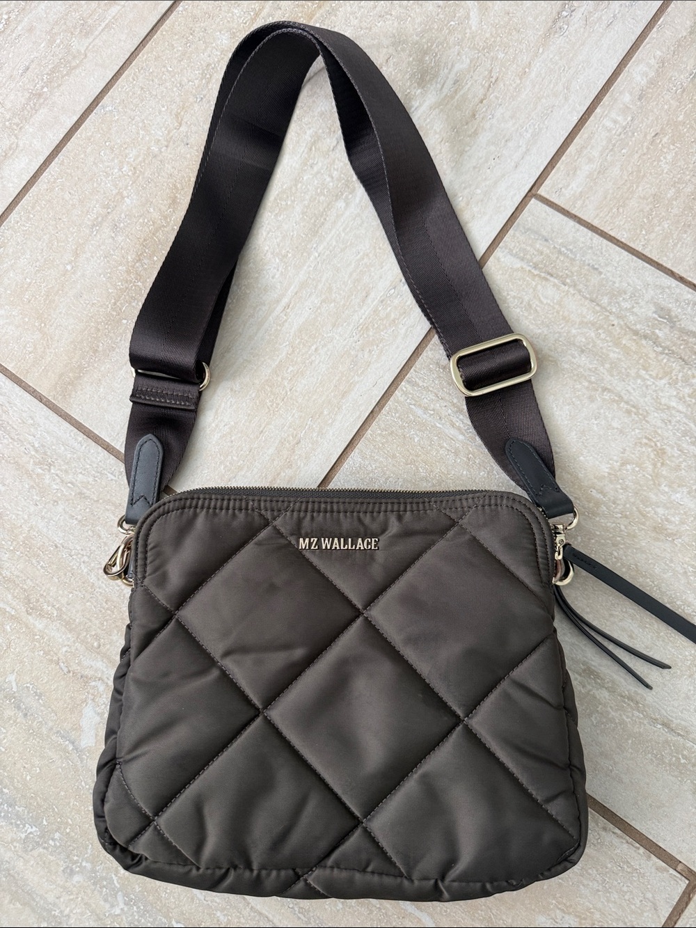 MZ Wallace Madison Crossbody bag in Magnet
